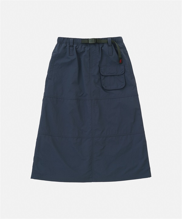 GRAMICCI / NYLON UTILITY SKIRT W(藏青色-S-NAVY)