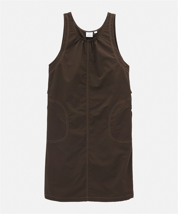 GRAMICCI / NYLON DRESS W(棕色-S-BROWN)