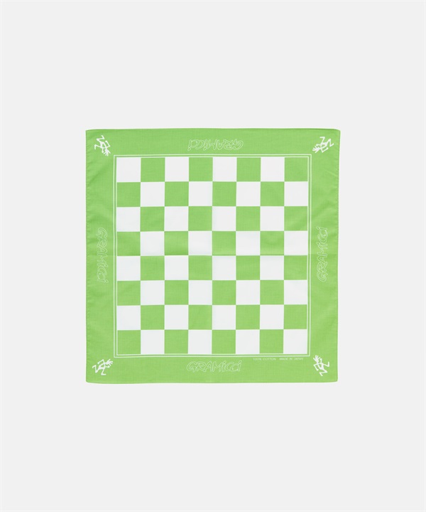 GRAMICCI / CHECKERS BANDANA W(綠色-F-其他綠色)