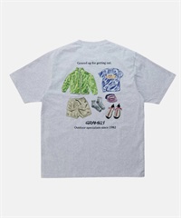 GRAMICCI / GEARED UP 印花上衣(灰色-M-其他灰色)