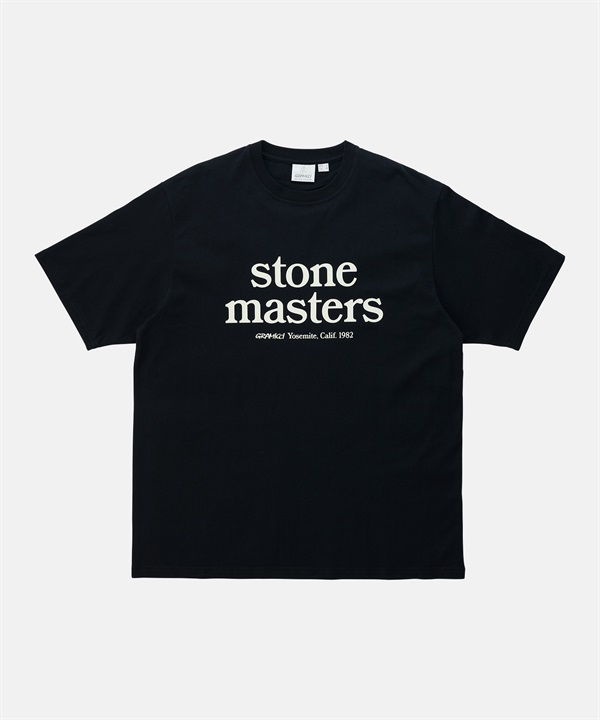 GRAMICCI / STONEMASTERS 印花上衣(黑色-S-BLACK)
