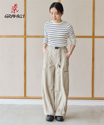 GRAMICCI / 尼龍繭型寬鬆長褲