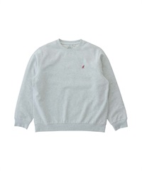 GRAMICCI / ONE POINT CREW SWEATSHIRT(麻花灰色-M-其他灰色)