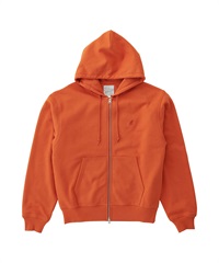 GRAMICCI / ONE POINT ZIP HOODED SWEATSHIRT(橘色-M-其他橘色)