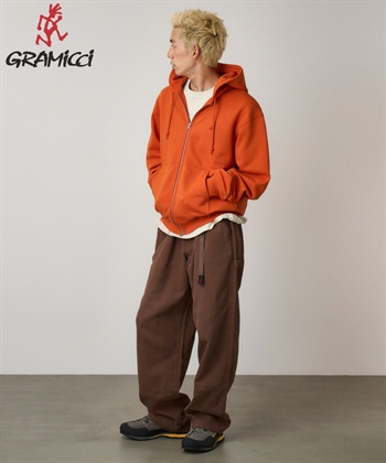 GRAMICCI / ONE POINT ZIP HOODED SWEATSHIRT