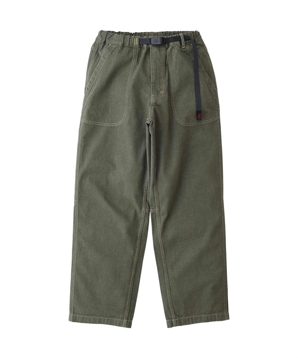 GRAMICCI / JAPANESE SLUB DENIM PANT(卡其綠-M-其他綠色)