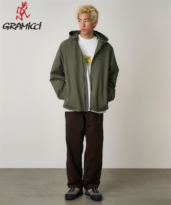 GRAMICCI / NORTHSIDE PLAID HOODED JACKET