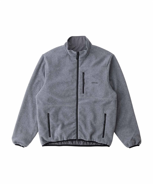 GRAMICCI / THERMAL FLEECE REVERSIBLE JACKET(麻花灰色-M-其他灰色)