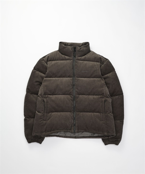GRAMICCI / CORDUROY PUFFER INSULATION JACKET(炭灰色-M-CHARCOAL GRAY)