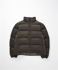 GRAMICCI / CORDUROY PUFFER INSULATION JACKET(炭灰色-M-CHARCOAL GRAY)