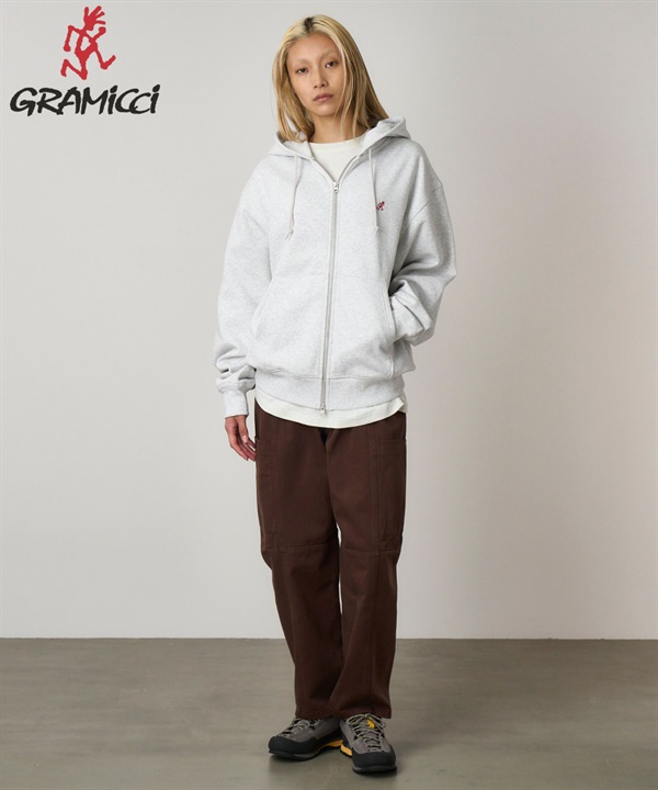 GRAMICCI / ONE POINT ZIP HOODED SWEATSHIRT W