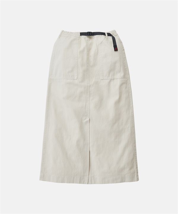 GRAMICCI / LONG BAKER SKIRT(灰膚色-S-其他白色)