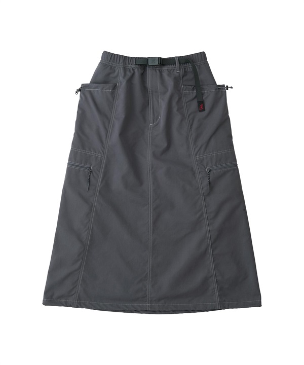GRAMICCI / SALEM SKIRT(炭灰色-S-CHARCOAL GRAY)