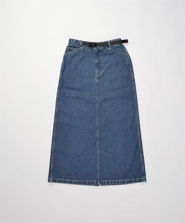 GRAMICCI / SUTTER DENIM SKIRT(淺靛青色-S-LIGHT INDIGO BLUE)