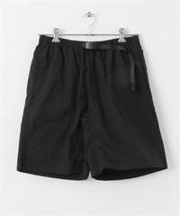 【別注】GRAMICCI×EKAL / 防潑水尼龍短褲(黑色-M-BLACK)