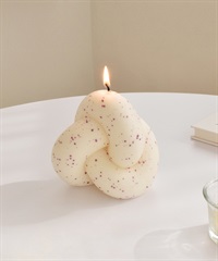 honey flamingo. / 單扭結手工蠟燭(紫色點點-白椰子-其他紫色)