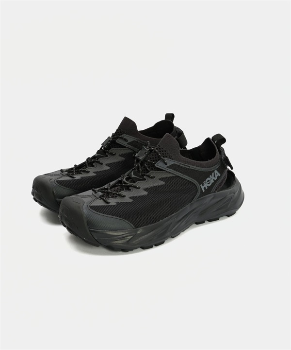 HOKA ONE ONE / 女 Hopara 2 健行涼鞋 黑(黑色-US 6.5 (23.5cm)-BLACK)