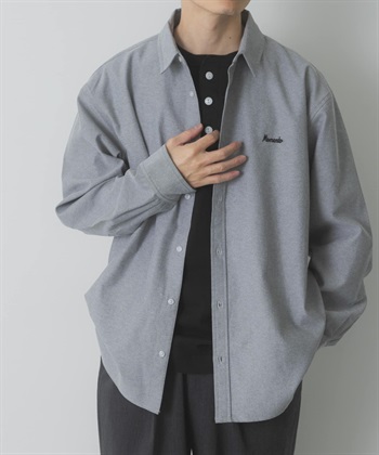 刺繡標準領牛津襯衫