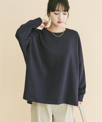 空氣層背面拉鍊設計套衫