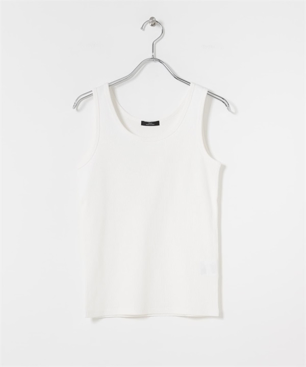 羅紋坦克背心(米色-FREE-OFF WHITE)