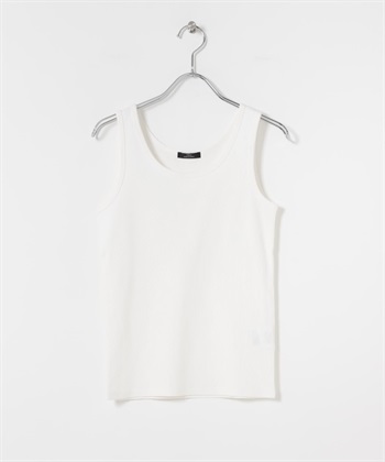 羅紋坦克背心(米色-FREE-OFF WHITE)