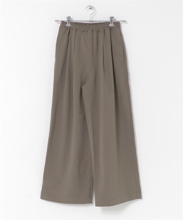 EASY CARE速乾UV CUT強撚輕便長褲(卡其綠-FREE-KHAKI)