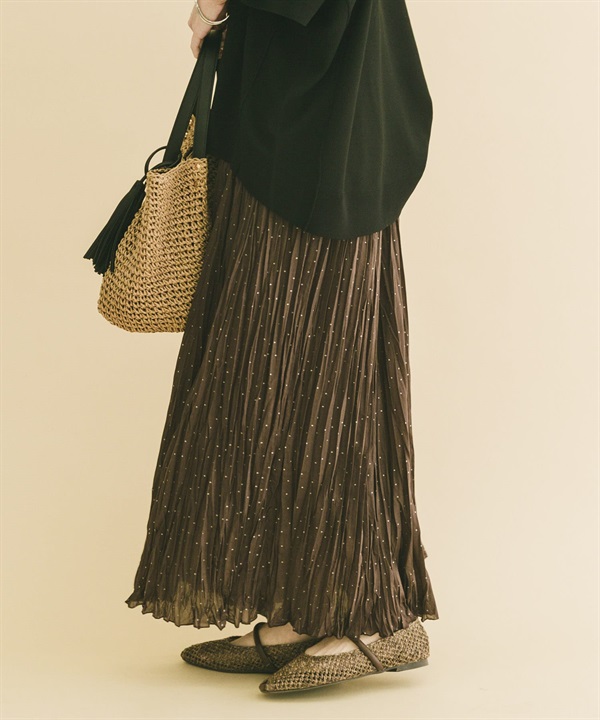 金蔥點點百褶裙