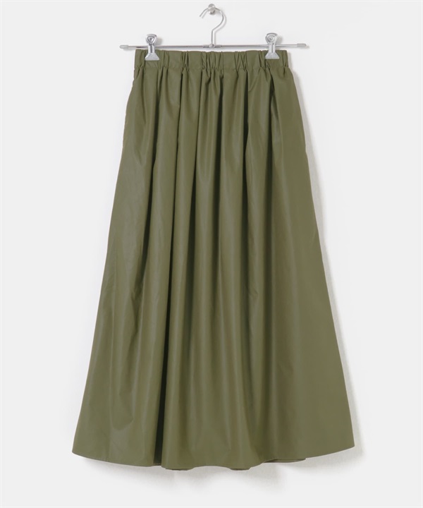 打褶蓬裙(卡其綠-FREE-KHAKI)
