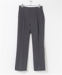 楊柳紗打褶錐形褲(深灰色-M-DARK GRAY)