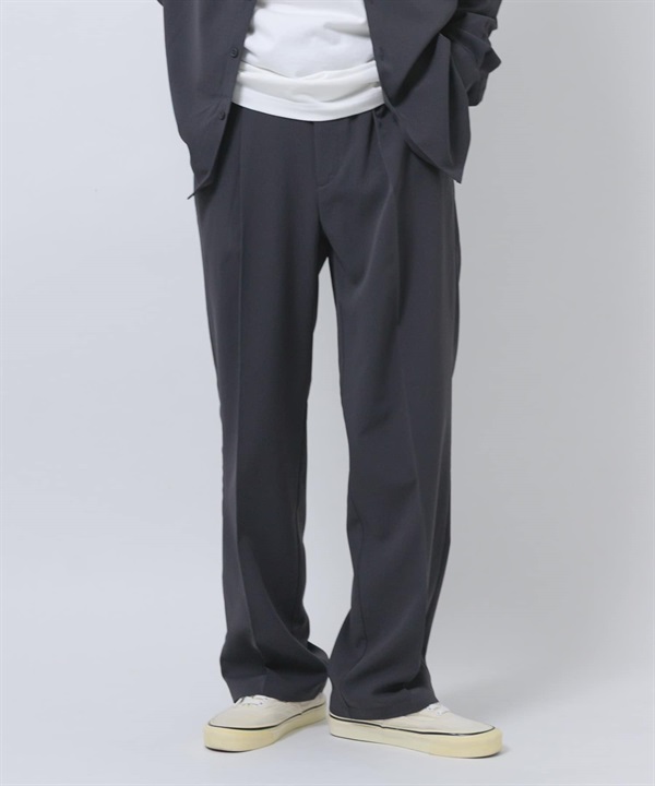 楊柳紗打褶錐形褲