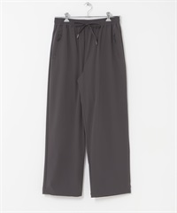 涼感/速乾/EASY CARE尼龍彈性輕便長褲(炭灰色-M-CHARCOAL GRAY)