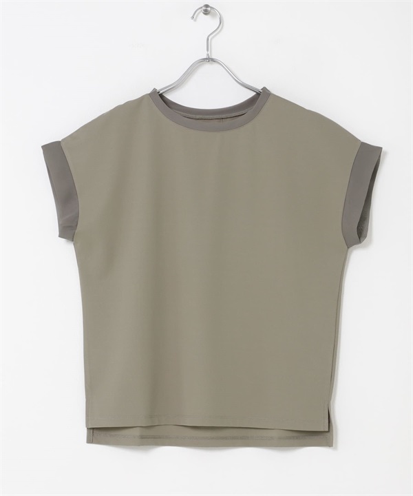 背面打褶法式袖套衫(灰色-FREE-GRAY)