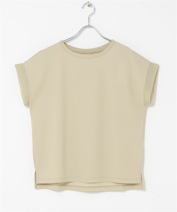 背面打褶法式袖套衫(米色-Free-BEIGE)