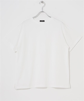 絲光加工短袖T恤(白色-FREE-WHITE)