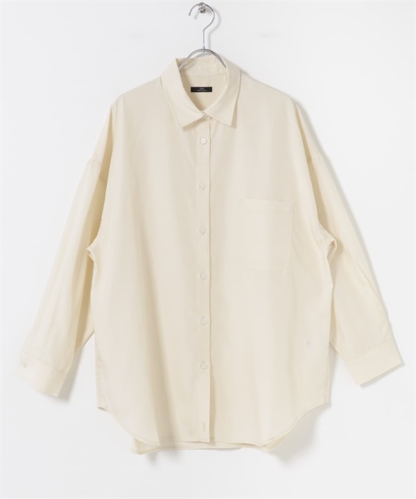 2WAY亞麻襯衫(米色-FREE-OFF WHITE)