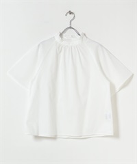 荷葉領罩衫(白色-FREE-WHITE)