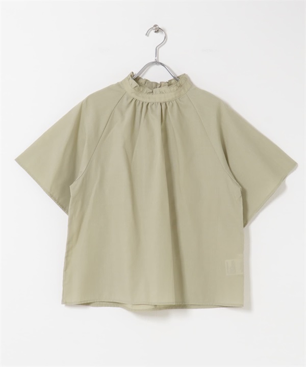 荷葉領罩衫(淺綠色-FREE-其他綠色)