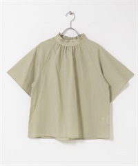 荷葉領罩衫(淺綠色-FREE-其他綠色)