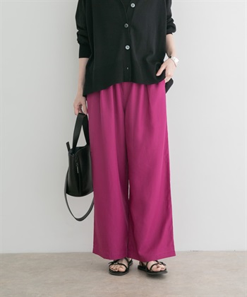 REFINED LINEN 輕便長褲