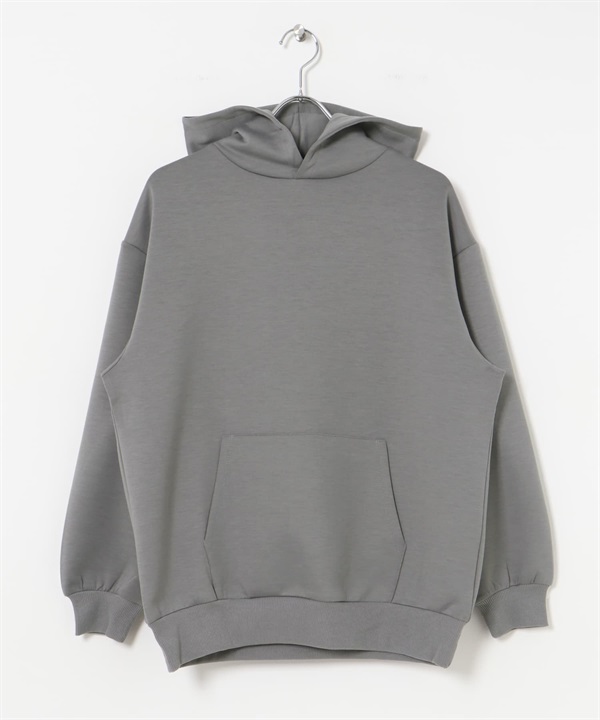 彈性空氣感連帽上衣(灰色-M-GRAY)