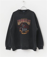 仿舊加工印刷休閒上衣(機車-M-COLOR A)