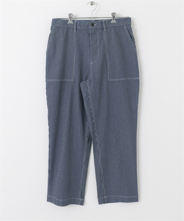 牛仔貝克褲(條紋-M-COLOR A)