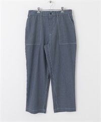 牛仔貝克褲(條紋-M-COLOR A)