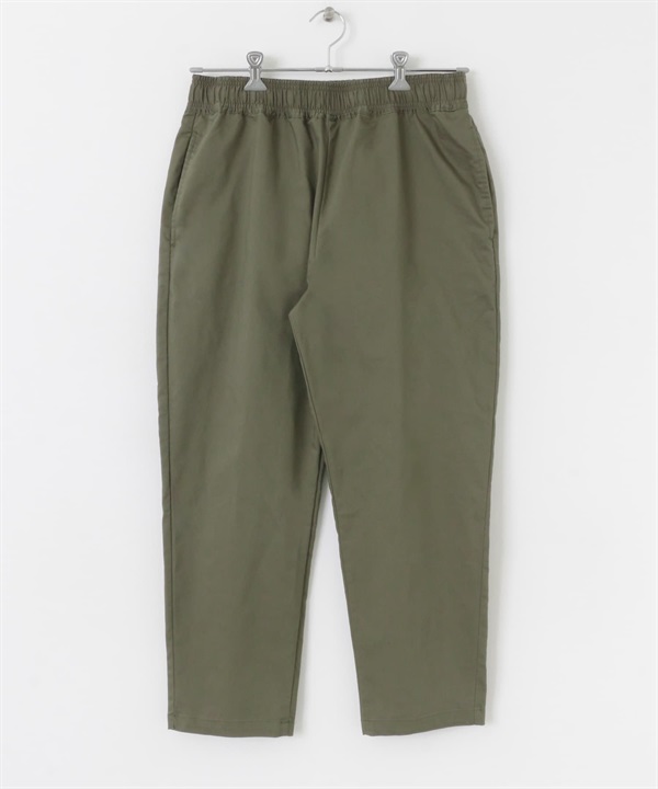 彈性舒適錐形褲(卡其綠-M-KHAKI)