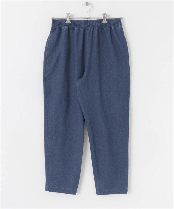 彈性舒適錐形褲(其他藍色-M-INDIGO BLUE)