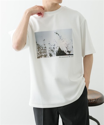 相片印刷羅馬布上衣 (Wind)