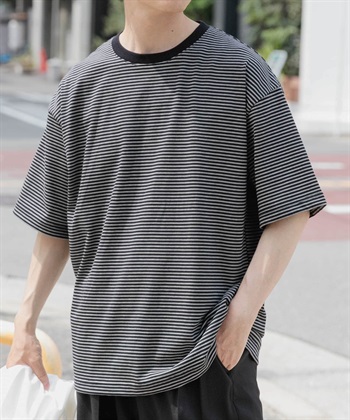 細橫紋短袖T恤