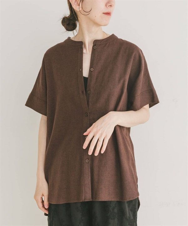 URBAN RESEARCH - iI　gather blouse Cotton Gathered Blouse - Our Second Nature