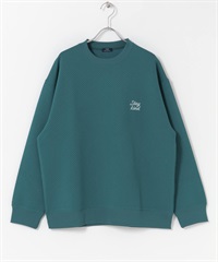 刺繡緹花長袖上衣(藍綠色-M-其他綠色)