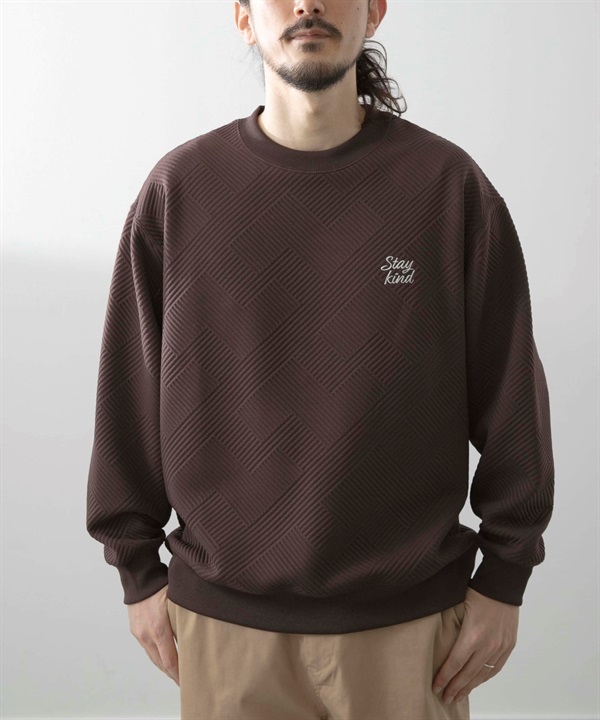 刺繡緹花長袖上衣